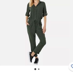 Bella Dahl xs dark forest utility jumpsuit new
